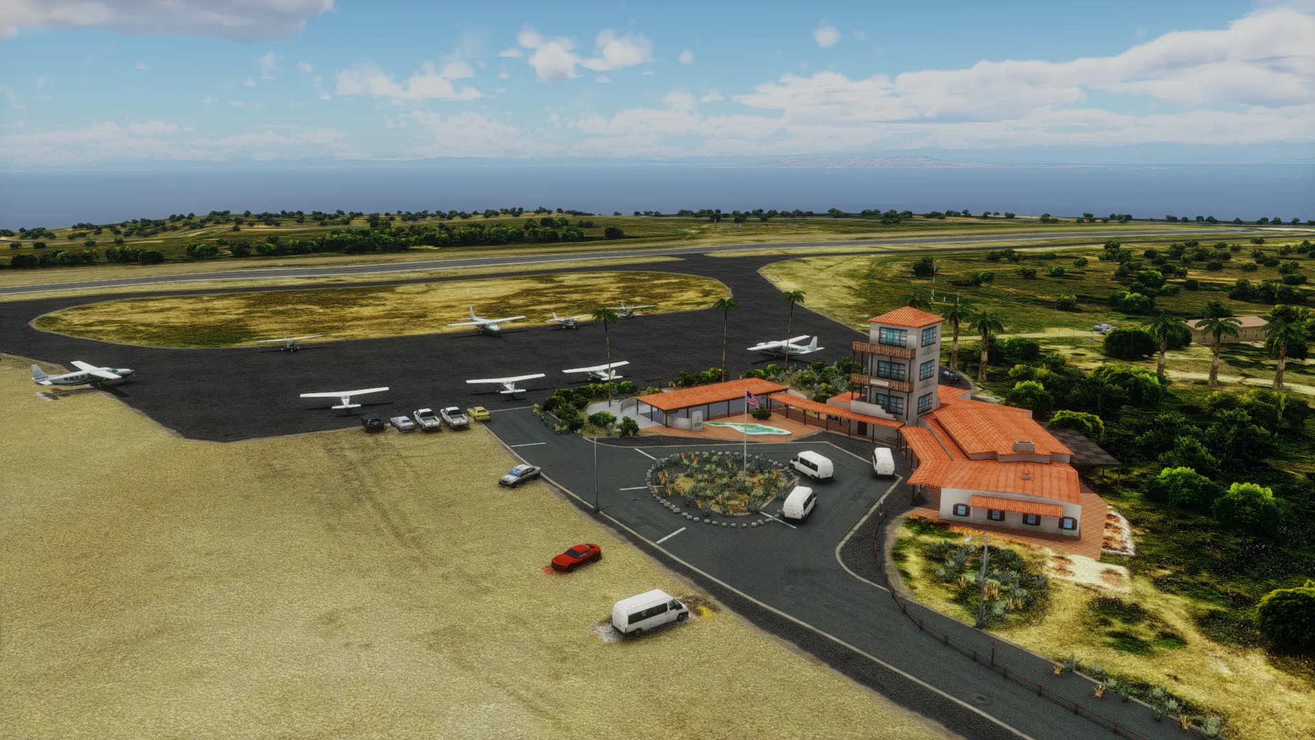 Аэропорт KAVX ( Санта-Каталина, США )