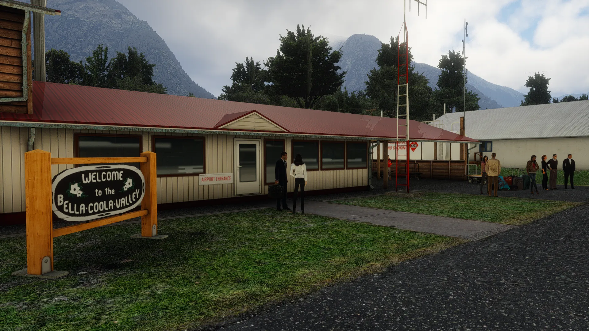 Аэропорт CYBD ( Белла Кула, Канада )