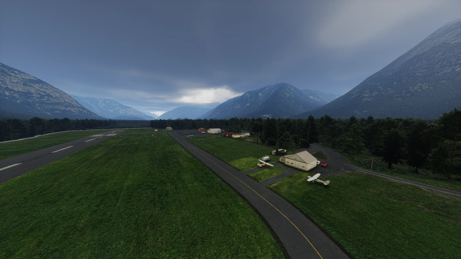 Аэропорт CYBD ( Белла Кула, Канада )