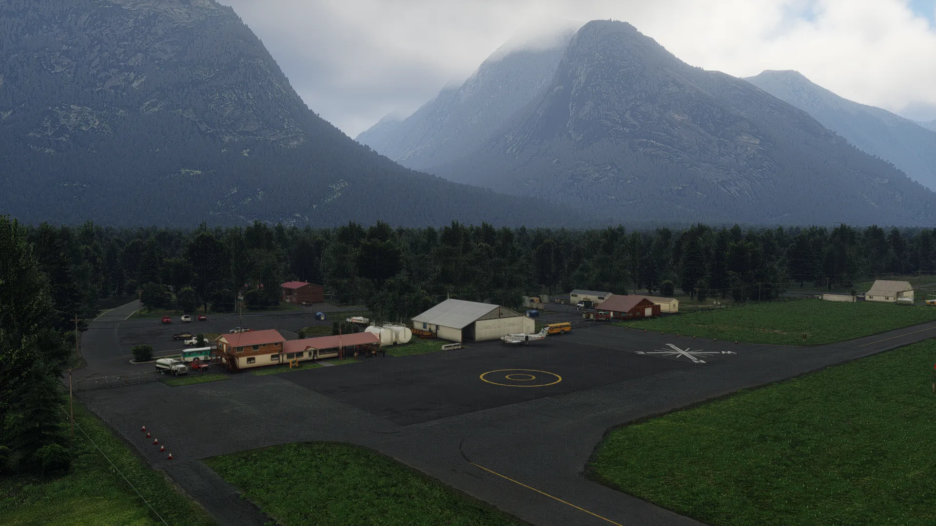 Аэропорт CYBD ( Белла Кула, Канада )