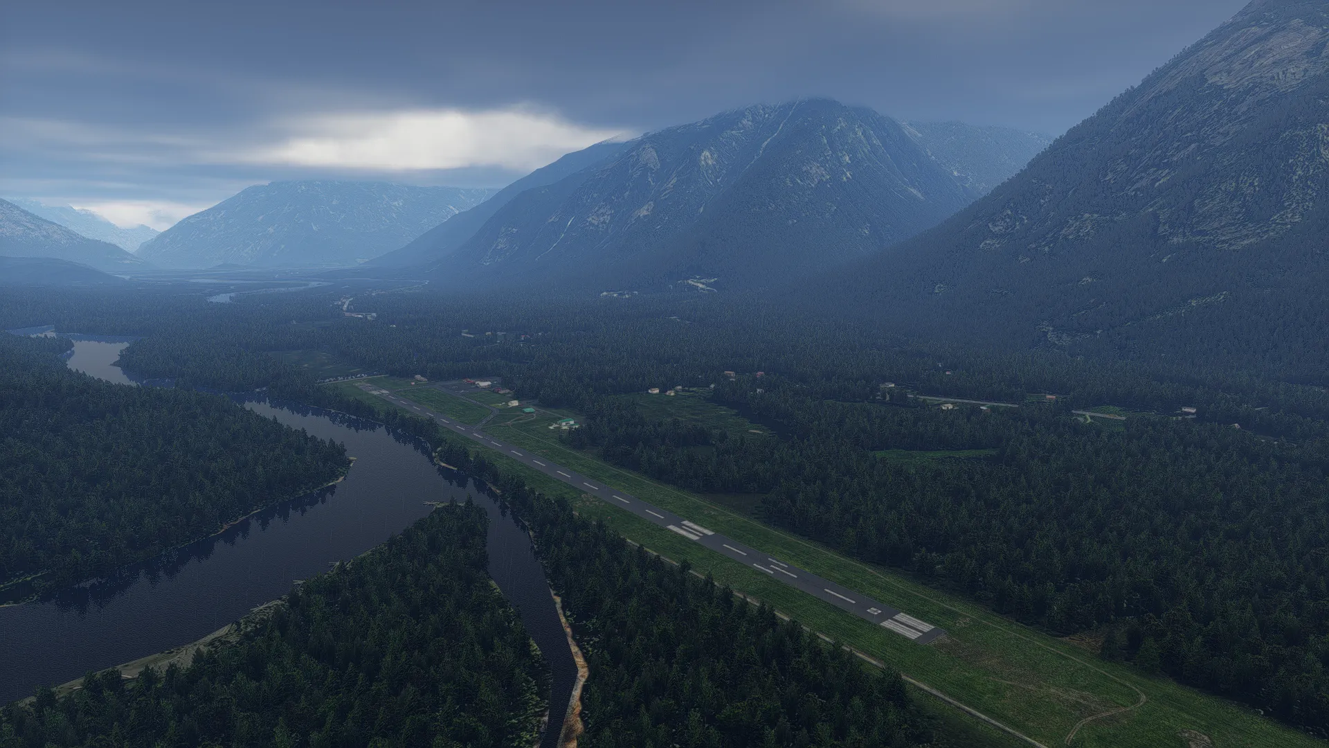 Аэропорт CYBD ( Белла Кула, Канада )