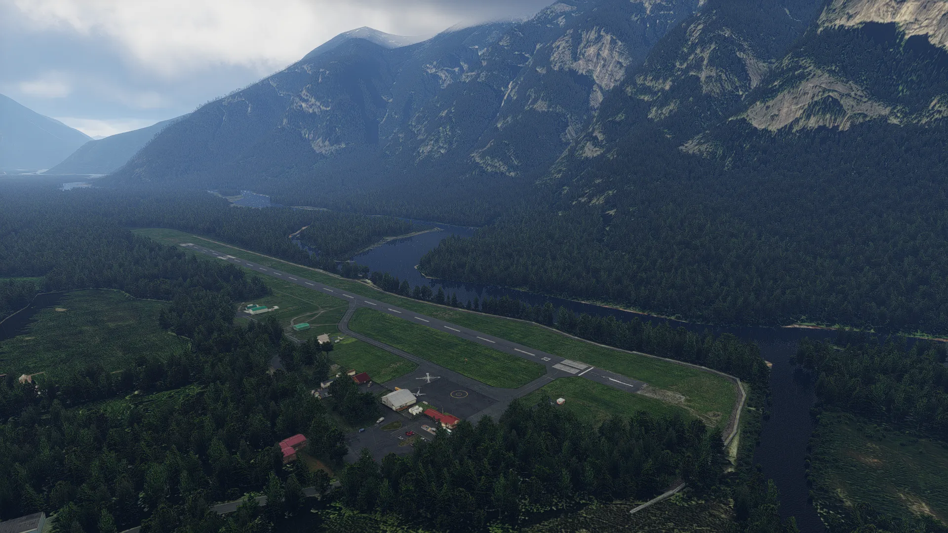 Аэропорт CYBD ( Белла Кула, Канада )