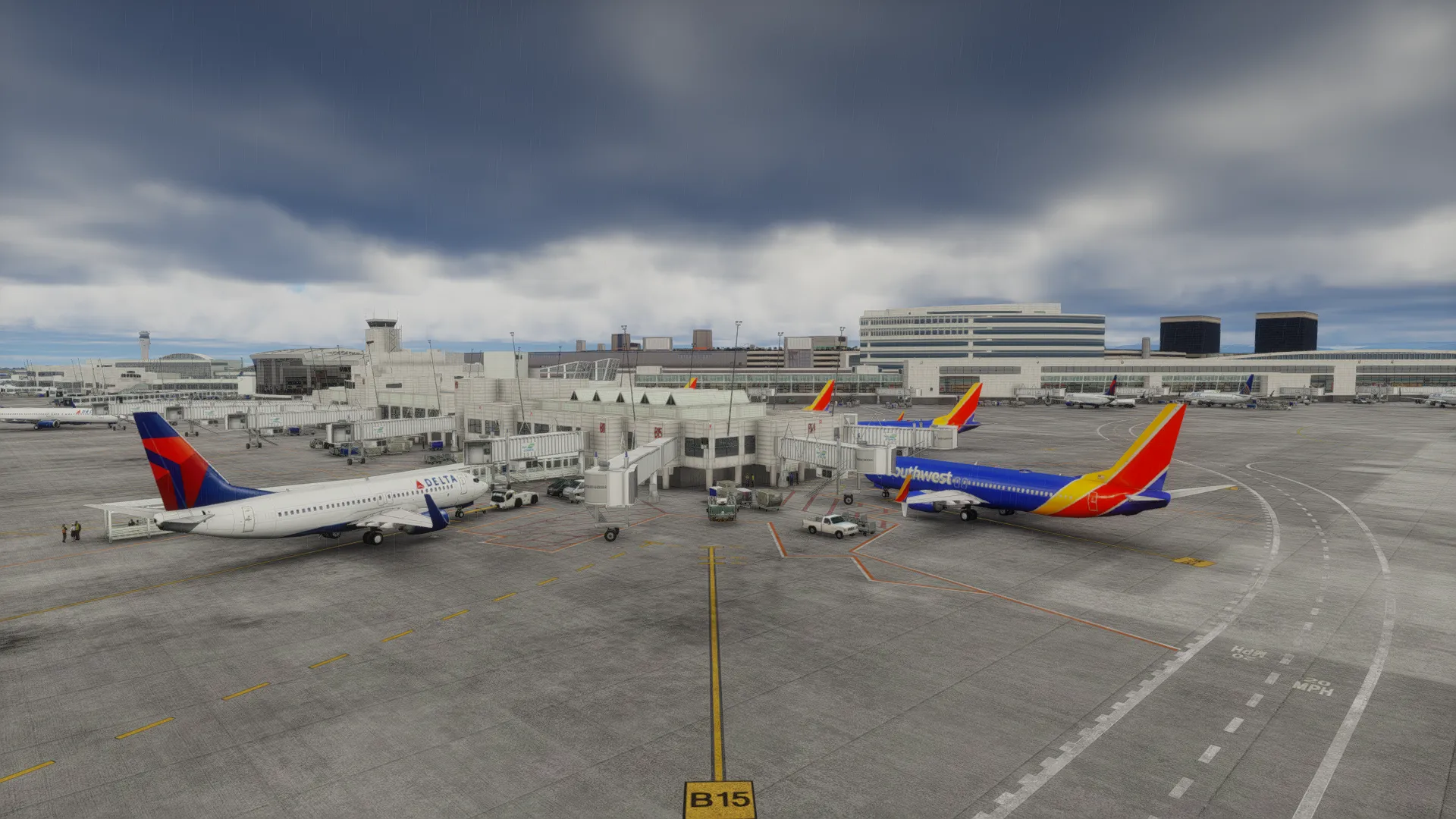 Аэропорт KSEA ( Сиэтл, США ) + город