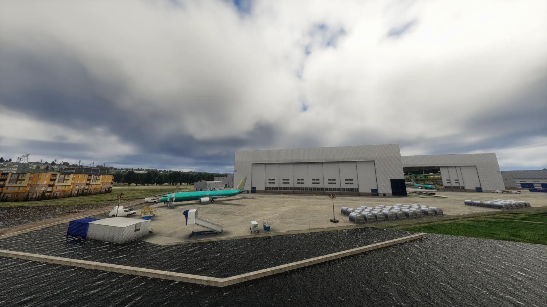 Аэропорт KSEA ( Сиэтл, США ) + город