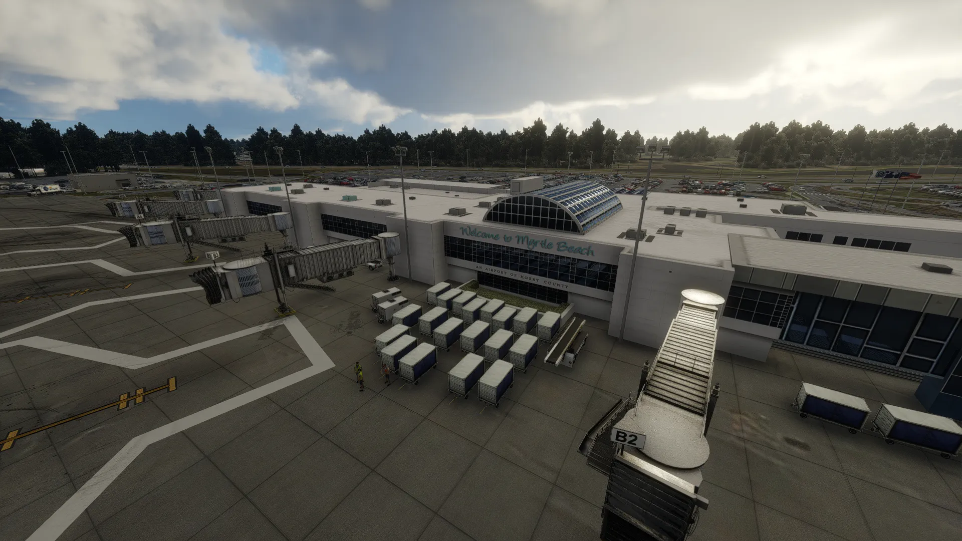 Аэропорт KMYR ( Мертл-Бич, США )