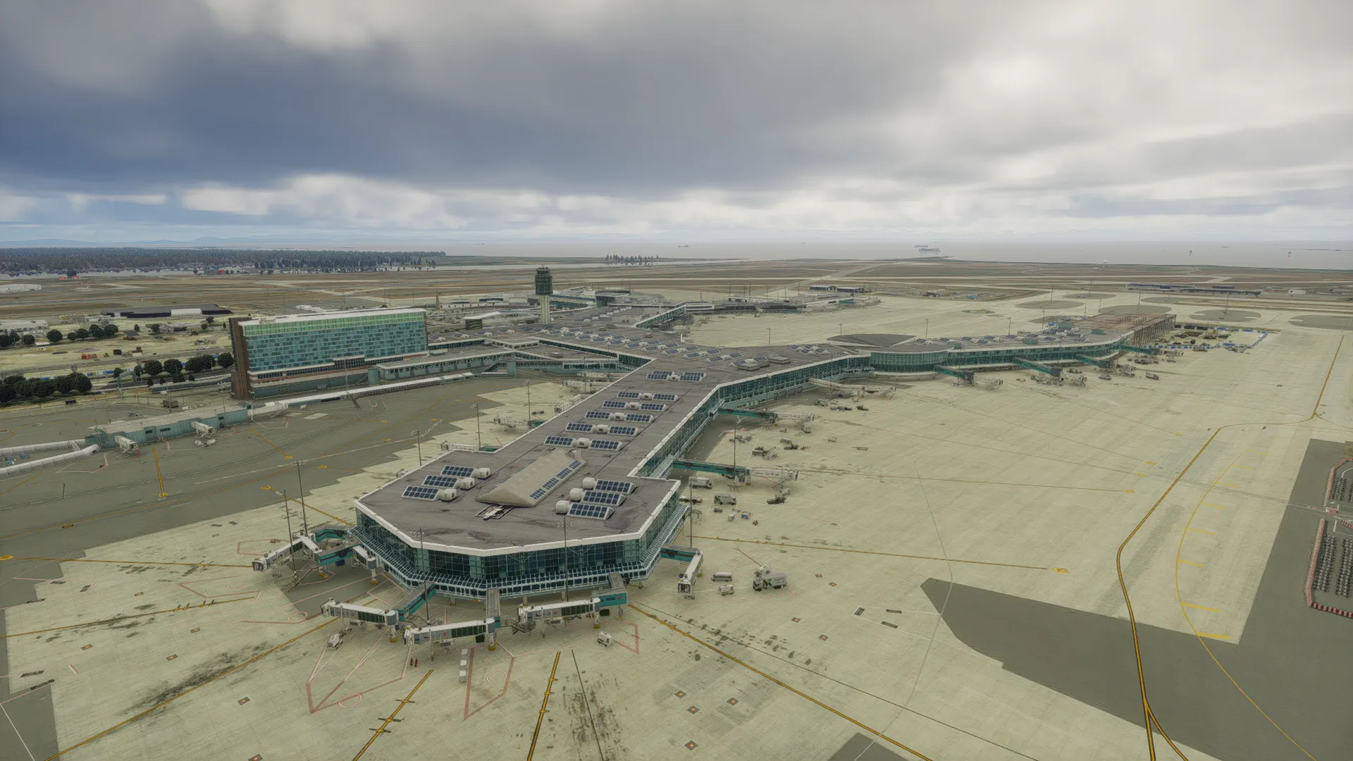 Аэропорт CYVR ( Ванкувер, Канада )