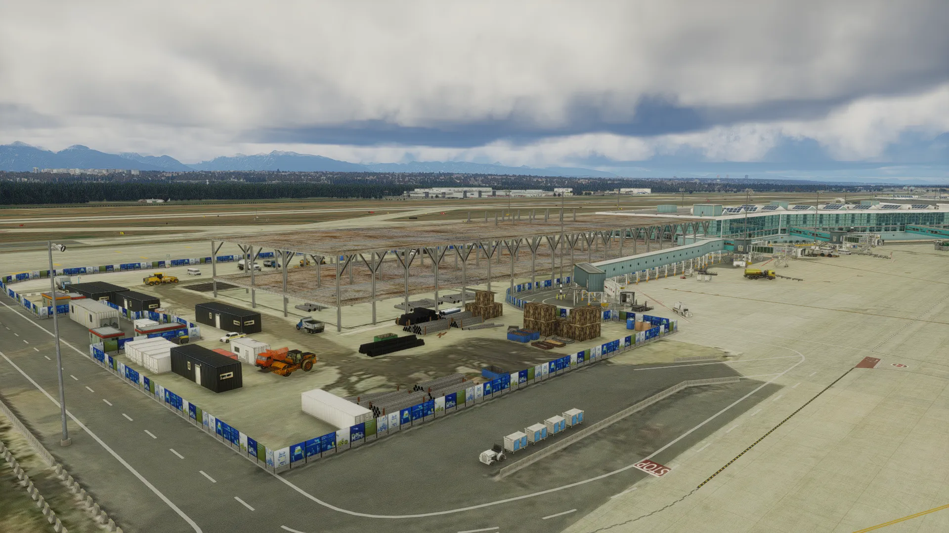 Аэропорт CYVR ( Ванкувер, Канада )