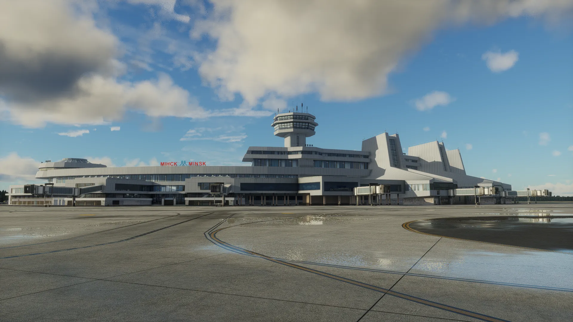 Аэропорт UMMS ( Минск, Беларусь ) v0.2b » X-AERO.RU - Сценарии для X-Plane