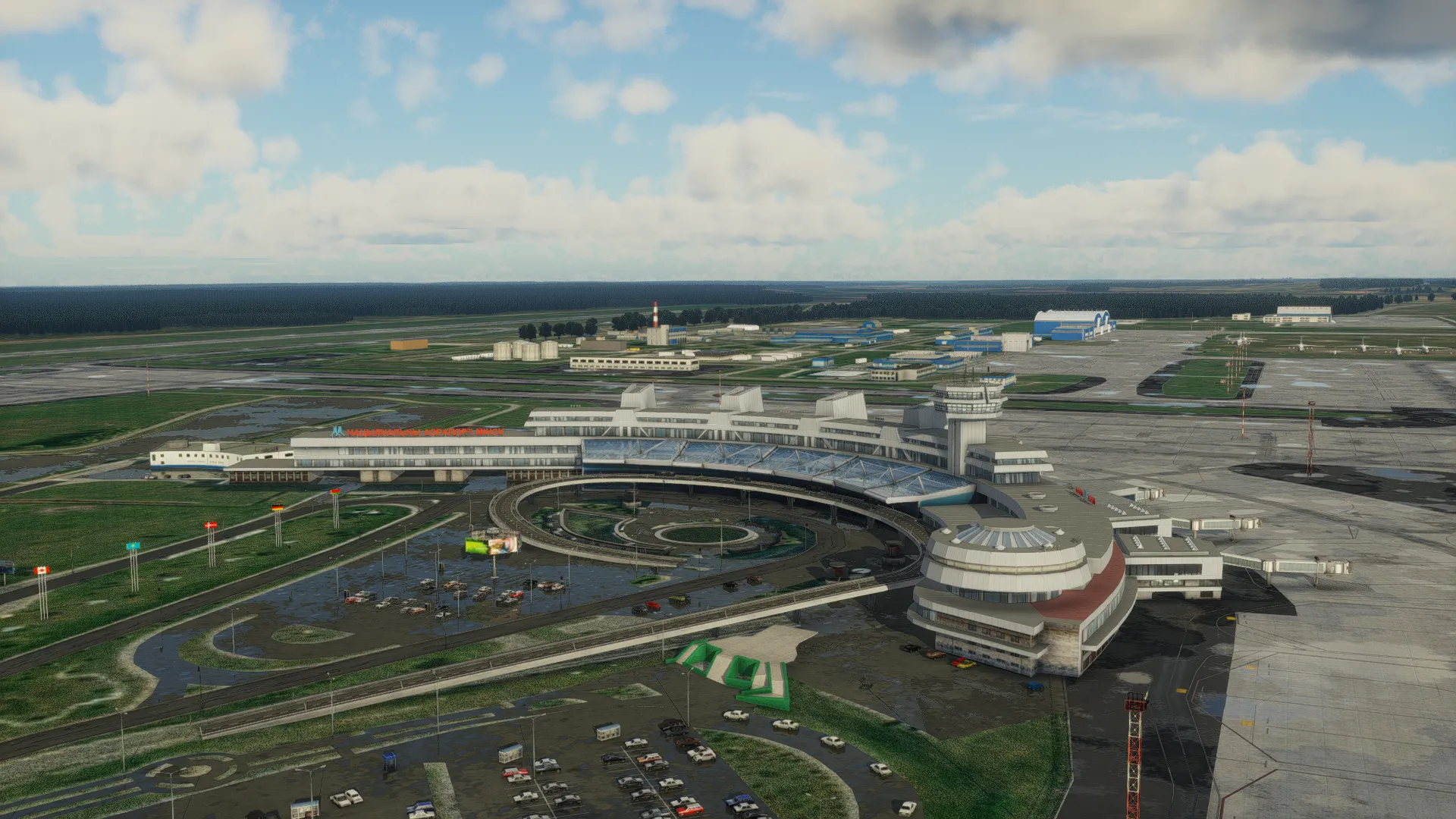 Аэропорт UMMS ( Минск, Беларусь ) v0.2b