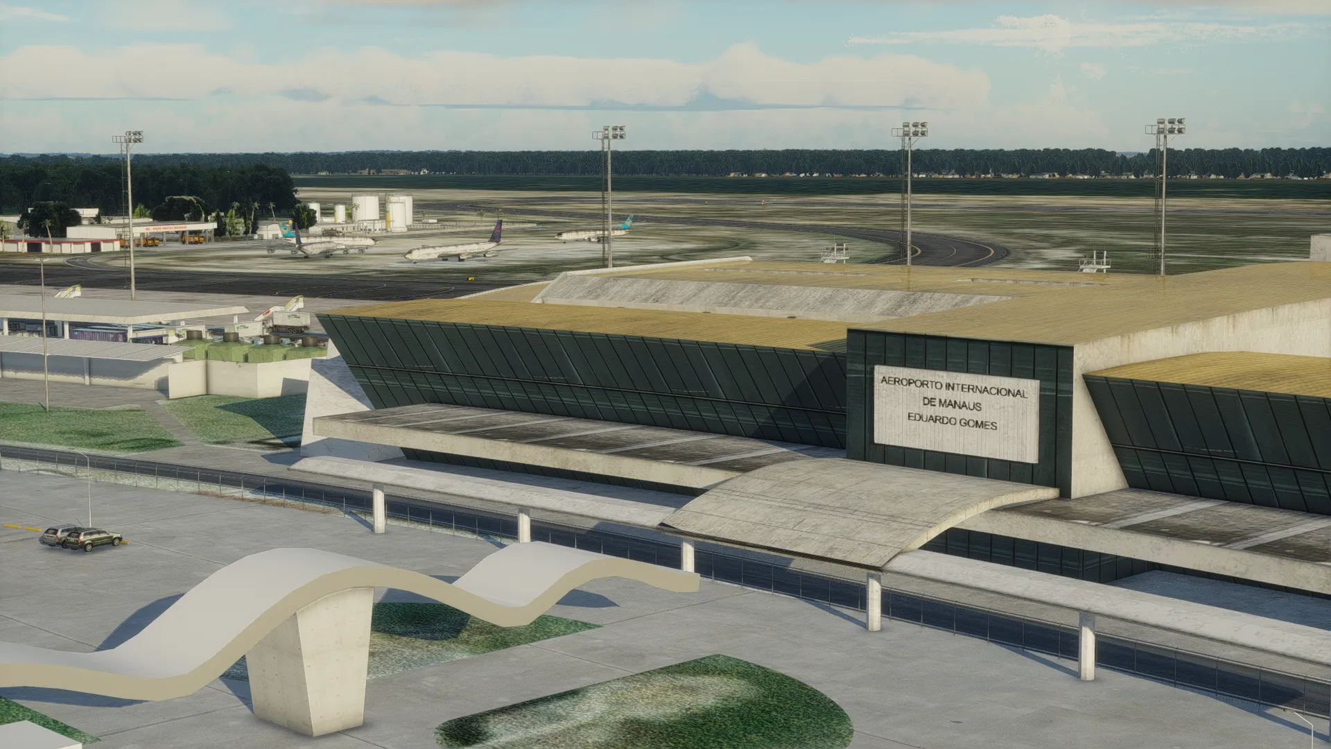 Аэропорт SBEG ( Манаус, Бразилия )