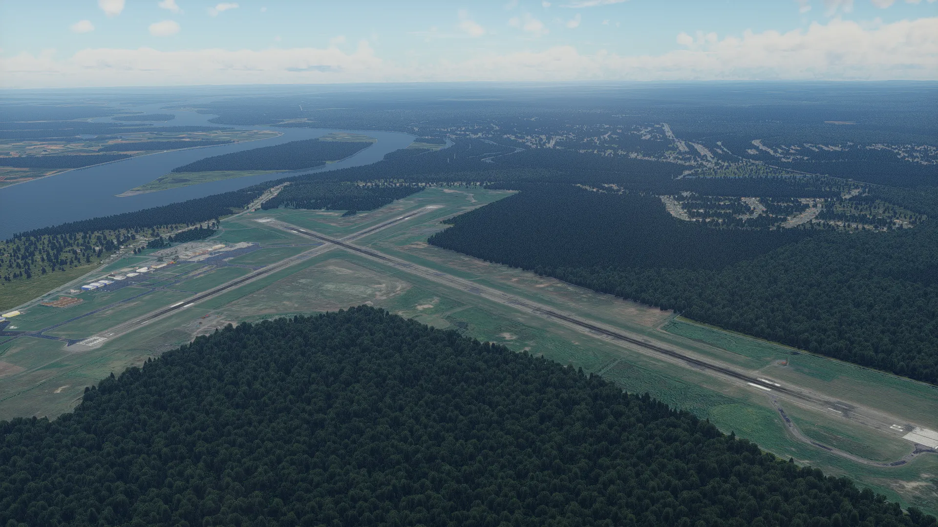 Аэропорт CYFC ( Фредериктон, Канада )