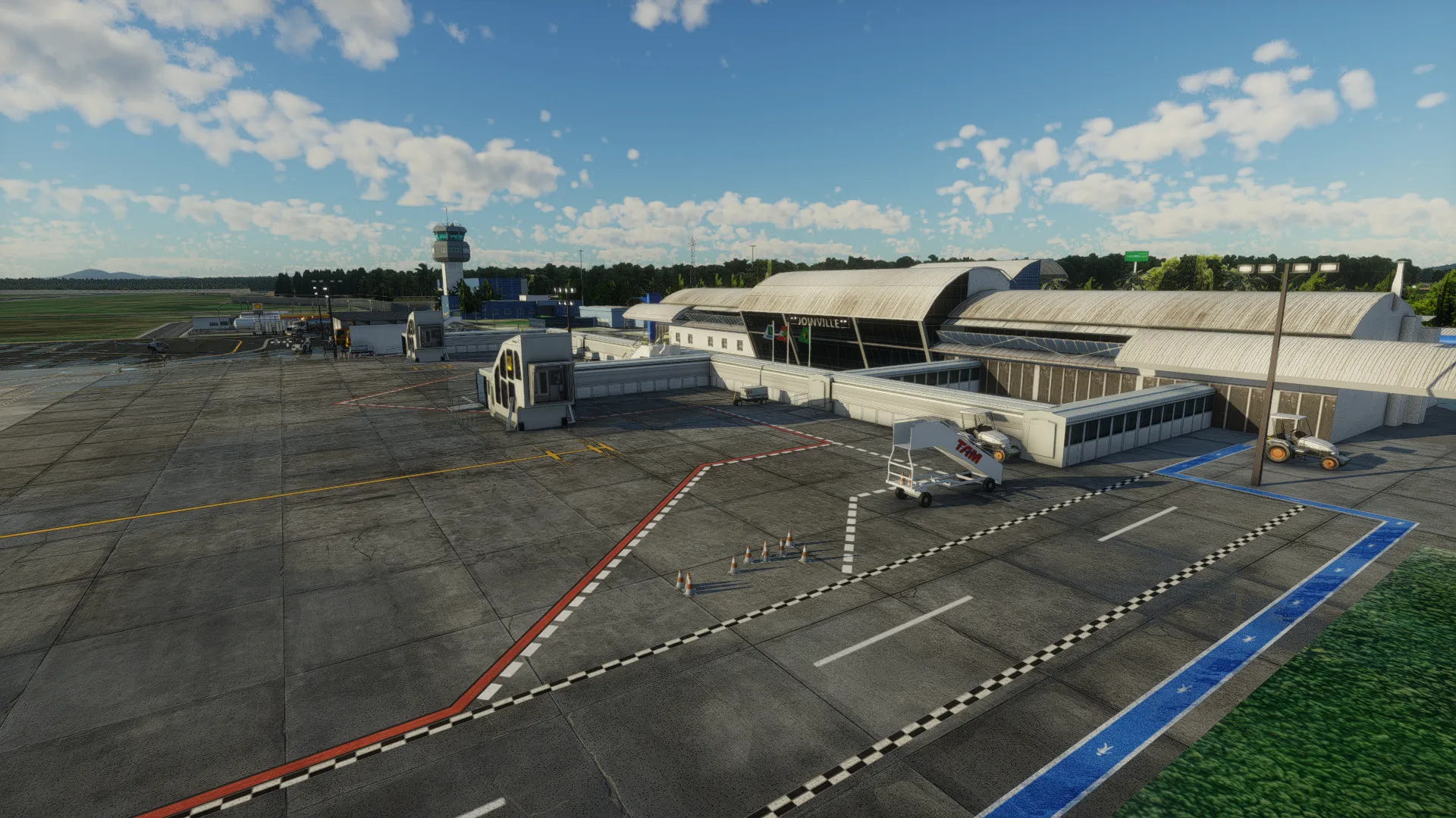 Аэропорт SBJV ( Жоинвили, Бразилия )