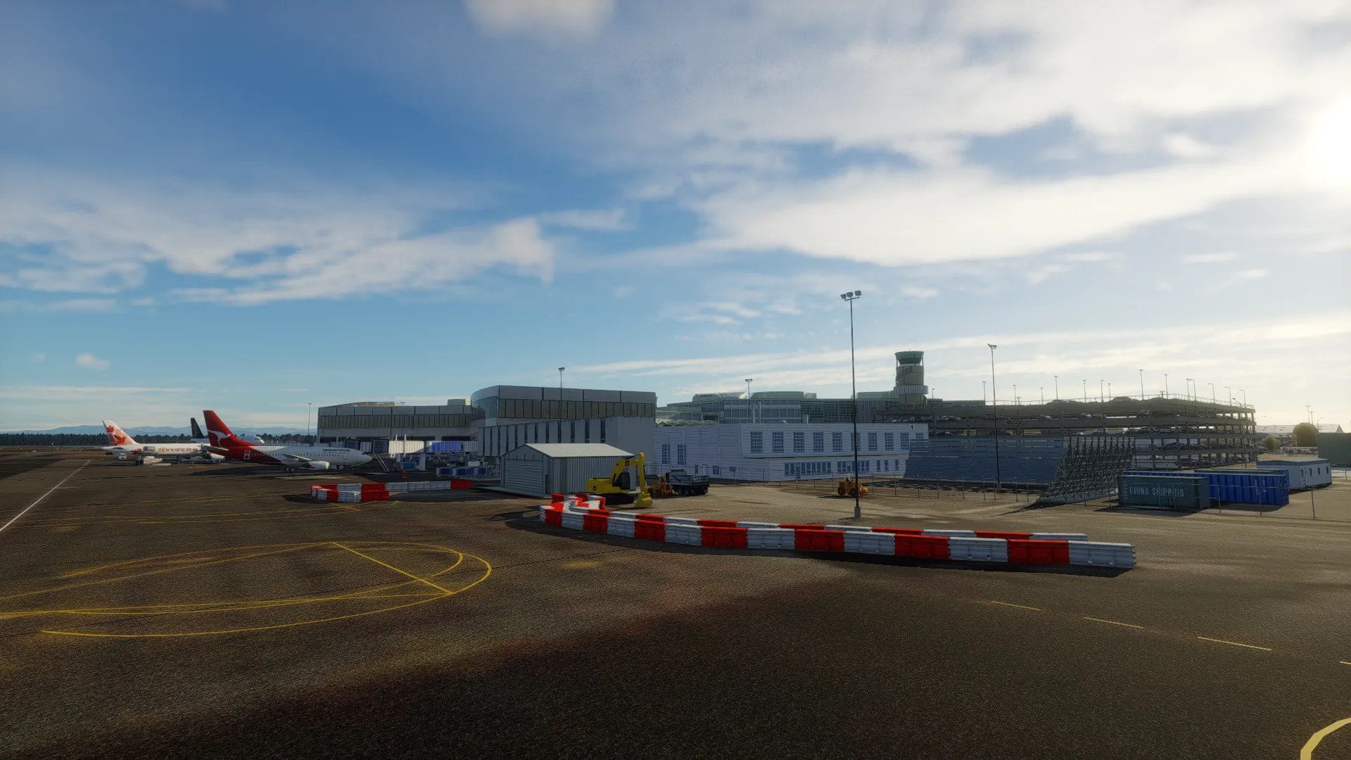 Аэропорт NZCH ( Крайстчерч, Новая Зеландия )