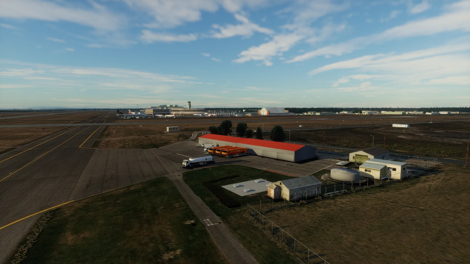 Аэропорт NZCH ( Крайстчерч, Новая Зеландия )