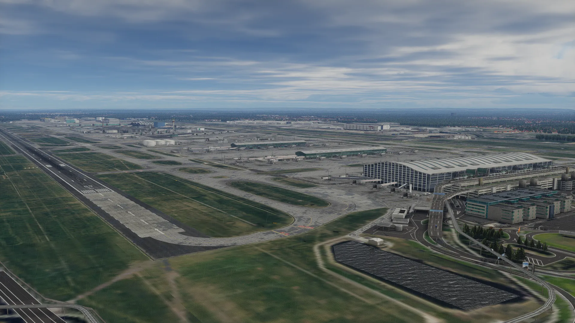 Аэропорт EGLL ( Лондон, Великобритания )