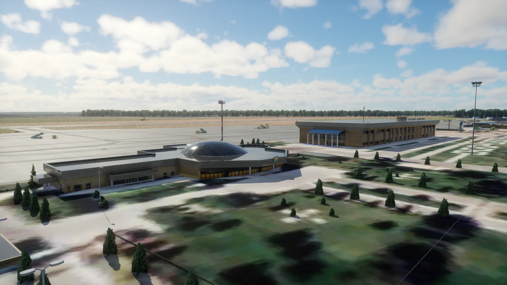 Аэропорт UTSK ( Карши, Узбекистан )