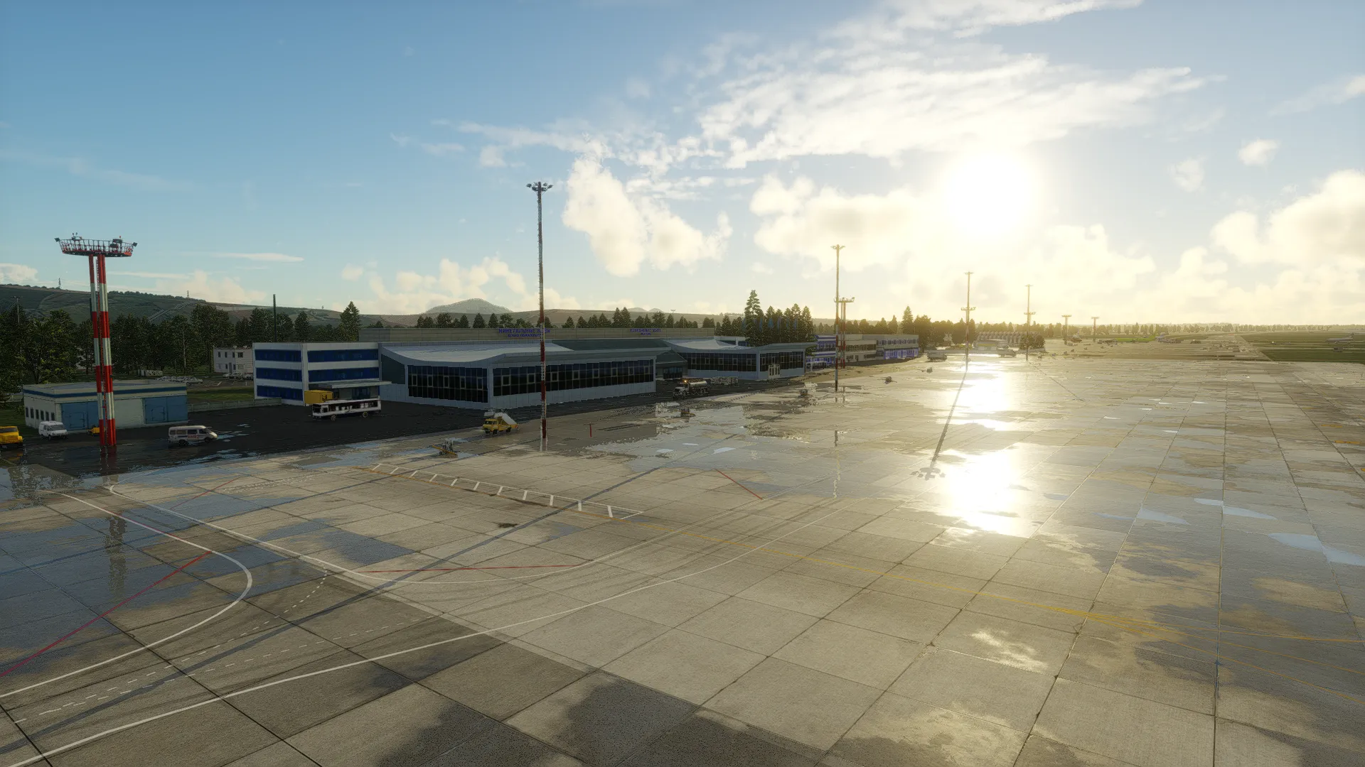 Аэропорт URMM ( Минеральные воды, Россия )