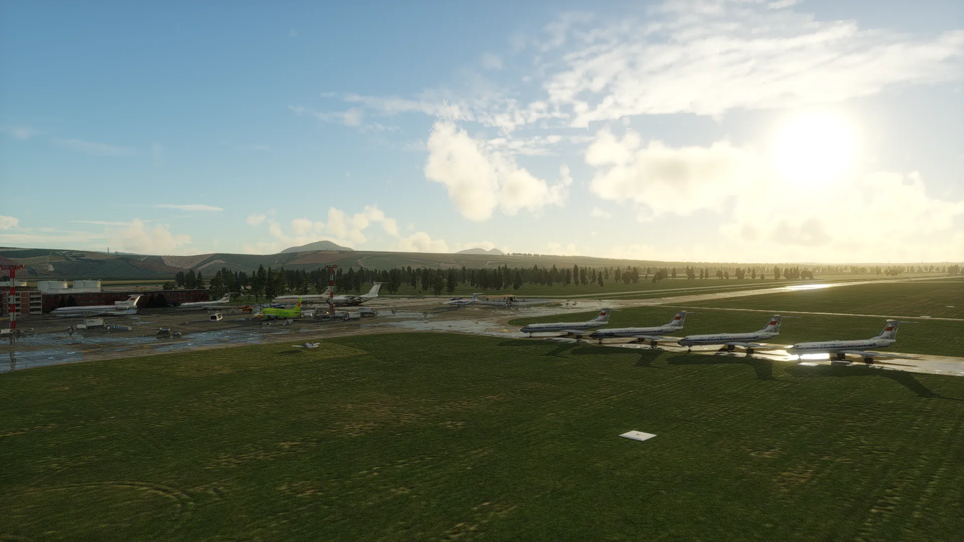 Аэропорт URMM ( Минеральные воды, Россия )