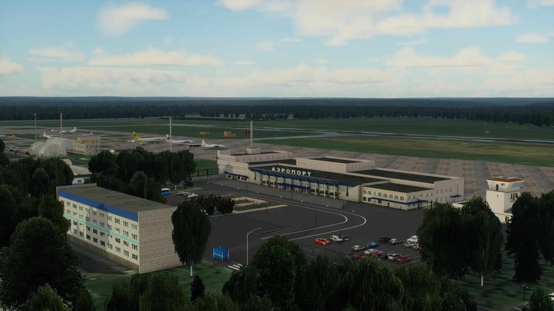 Аэропорт UNTT ( Томск, Россия )