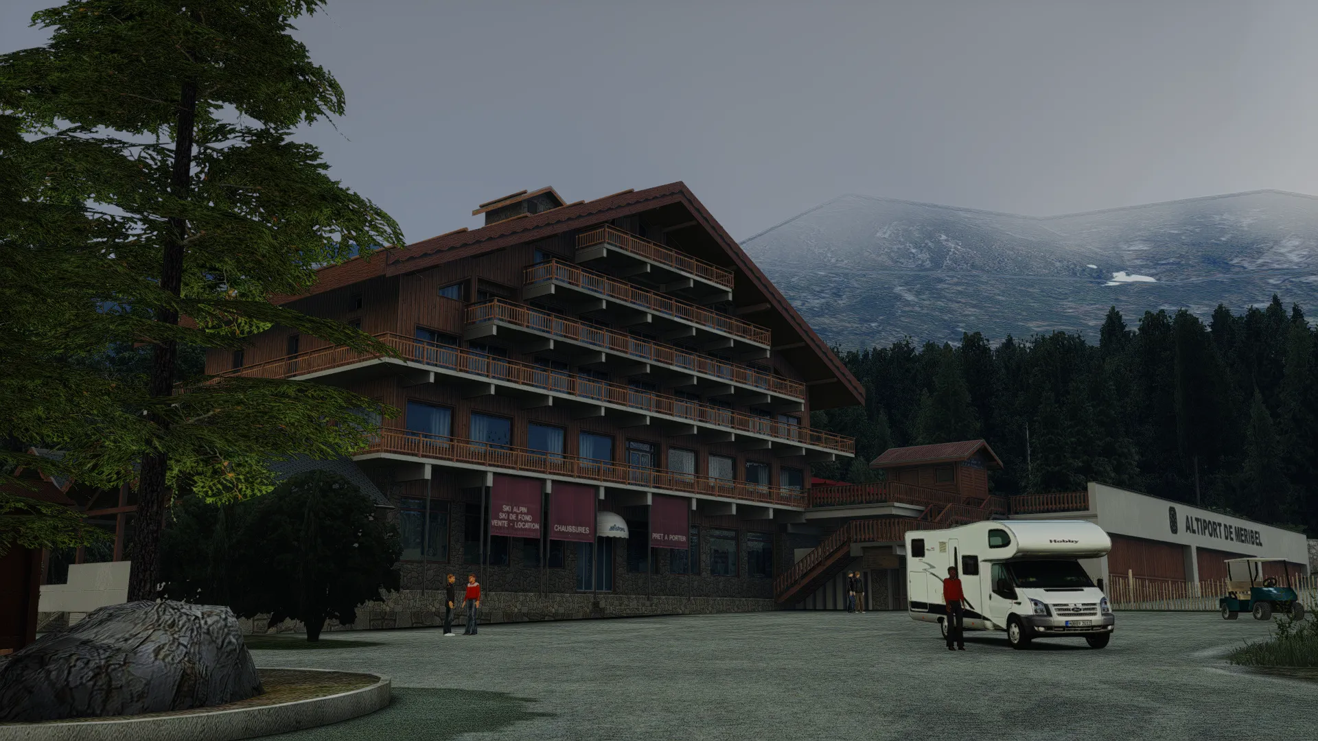 Альтипорт LFKX ( Мерибель, Франция )