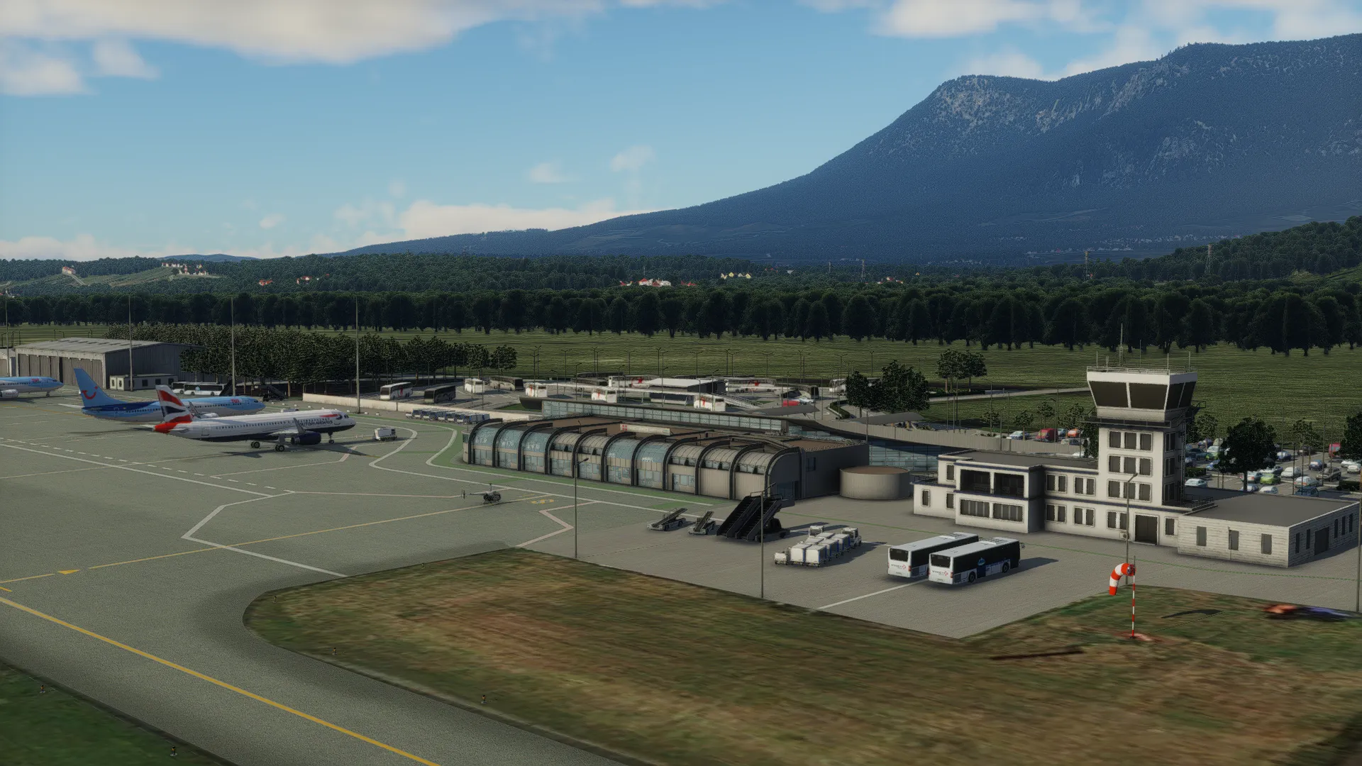 Аэропорт LFLB ( Шамбери, Франция )