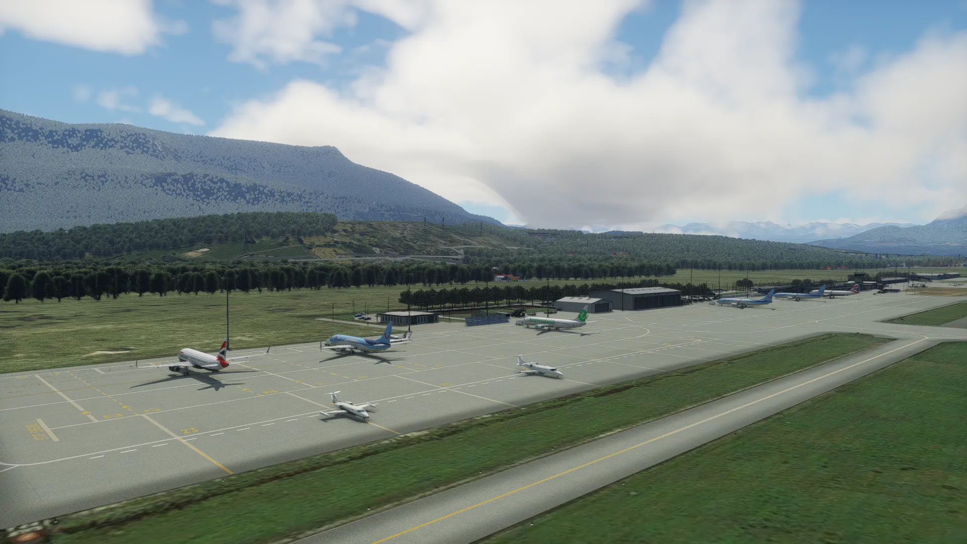 Аэропорт LFLB ( Шамбери, Франция )