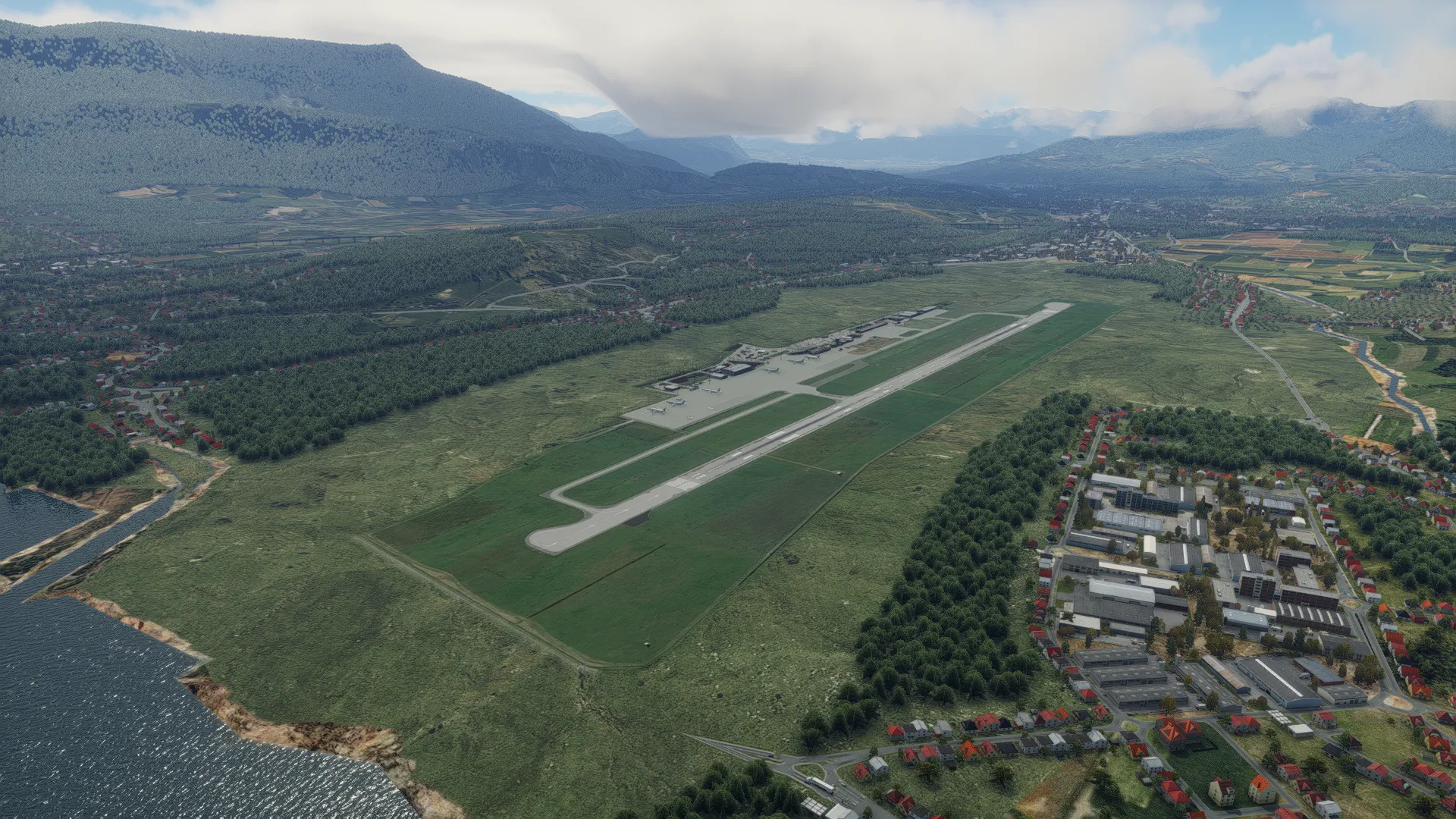 Аэропорт LFLB ( Шамбери, Франция )