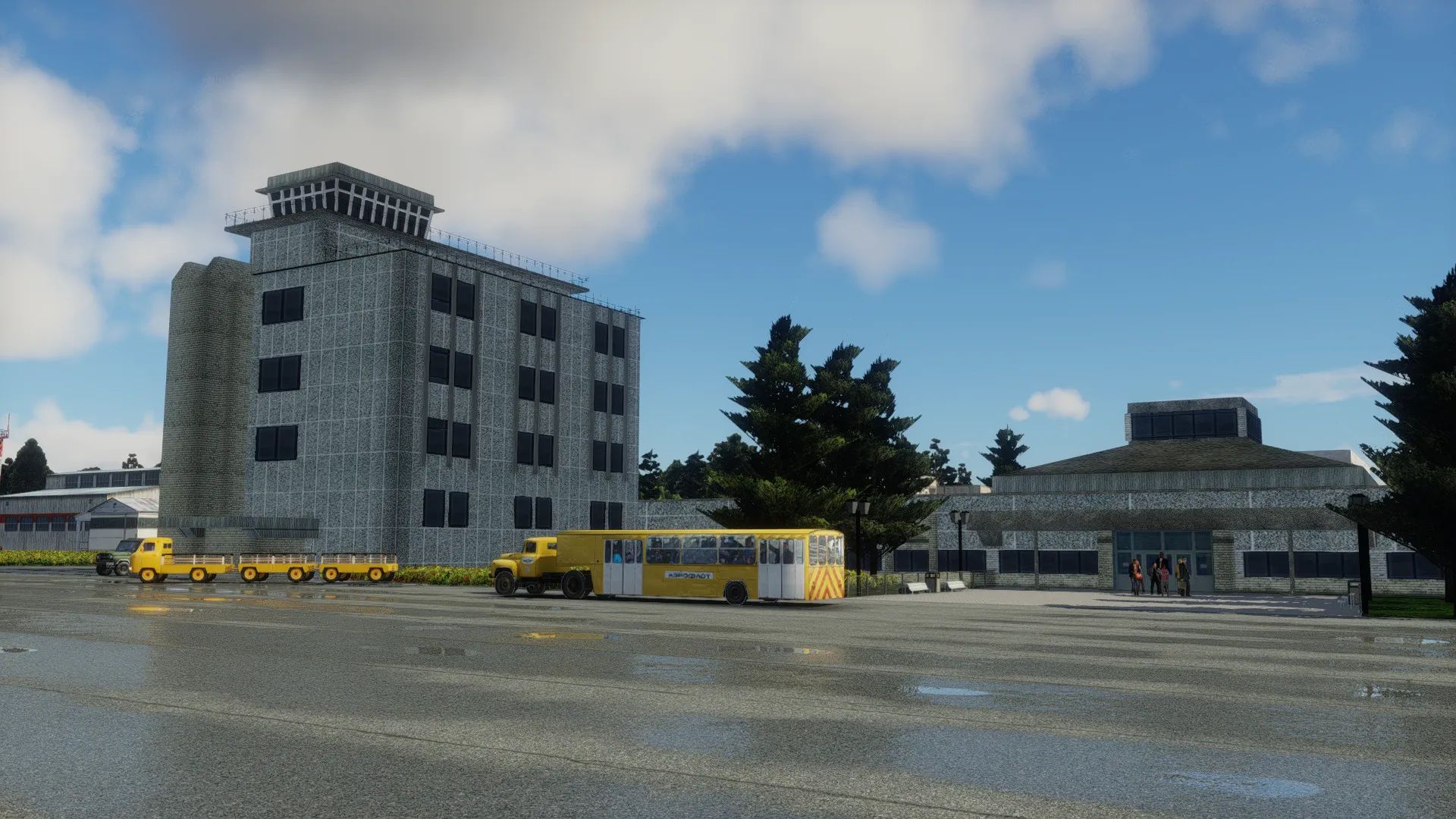 Аэропорт ULAH ( Васьково, Россия )