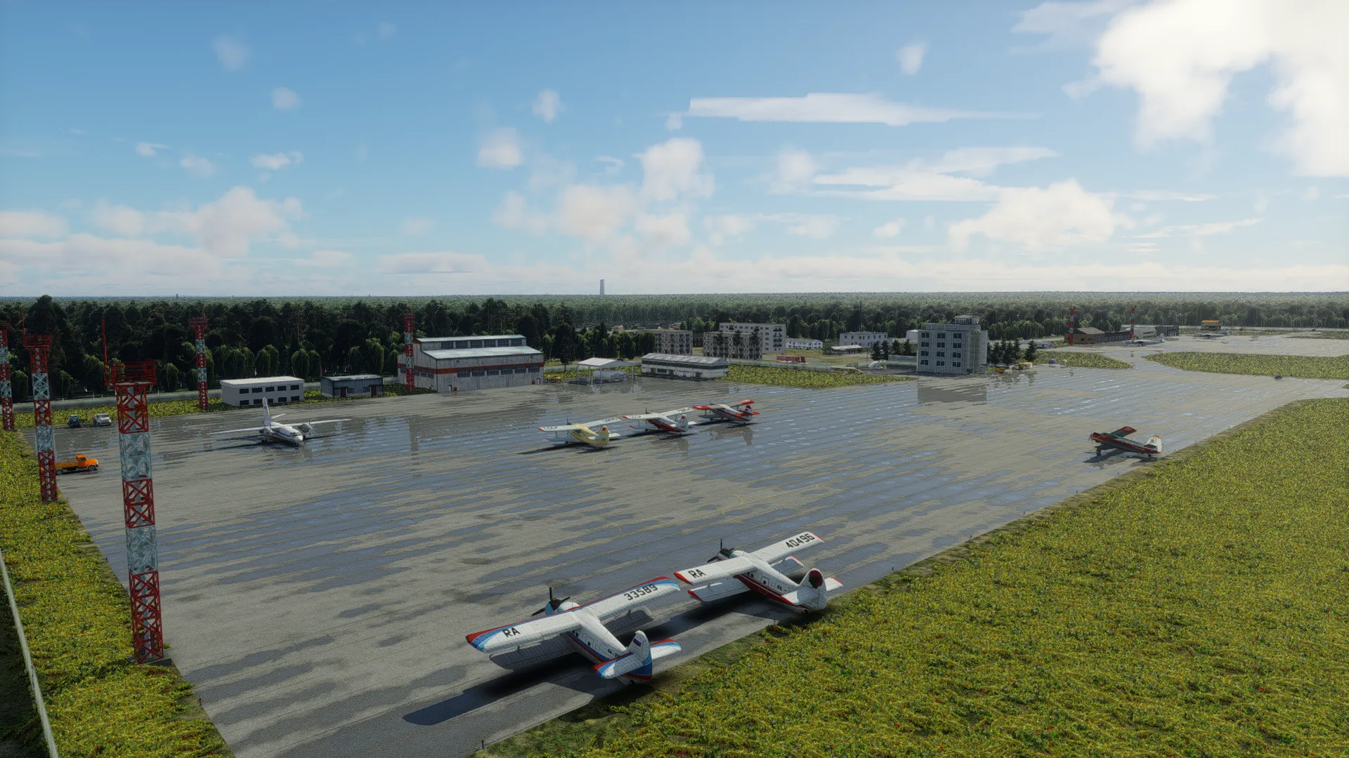 Аэропорт ULAH ( Васьково, Россия )