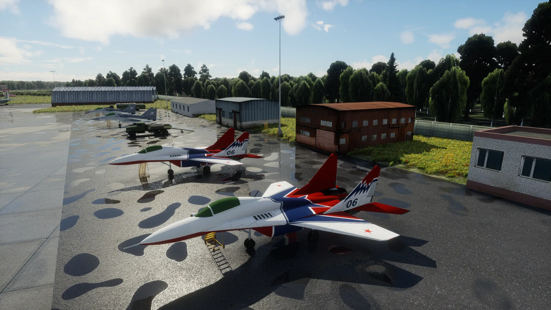 Аэропорт ULAH ( Васьково, Россия )