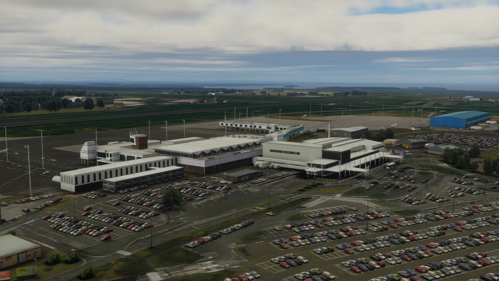 Аэропорт EGAA ( Белфаст, Великобритания )