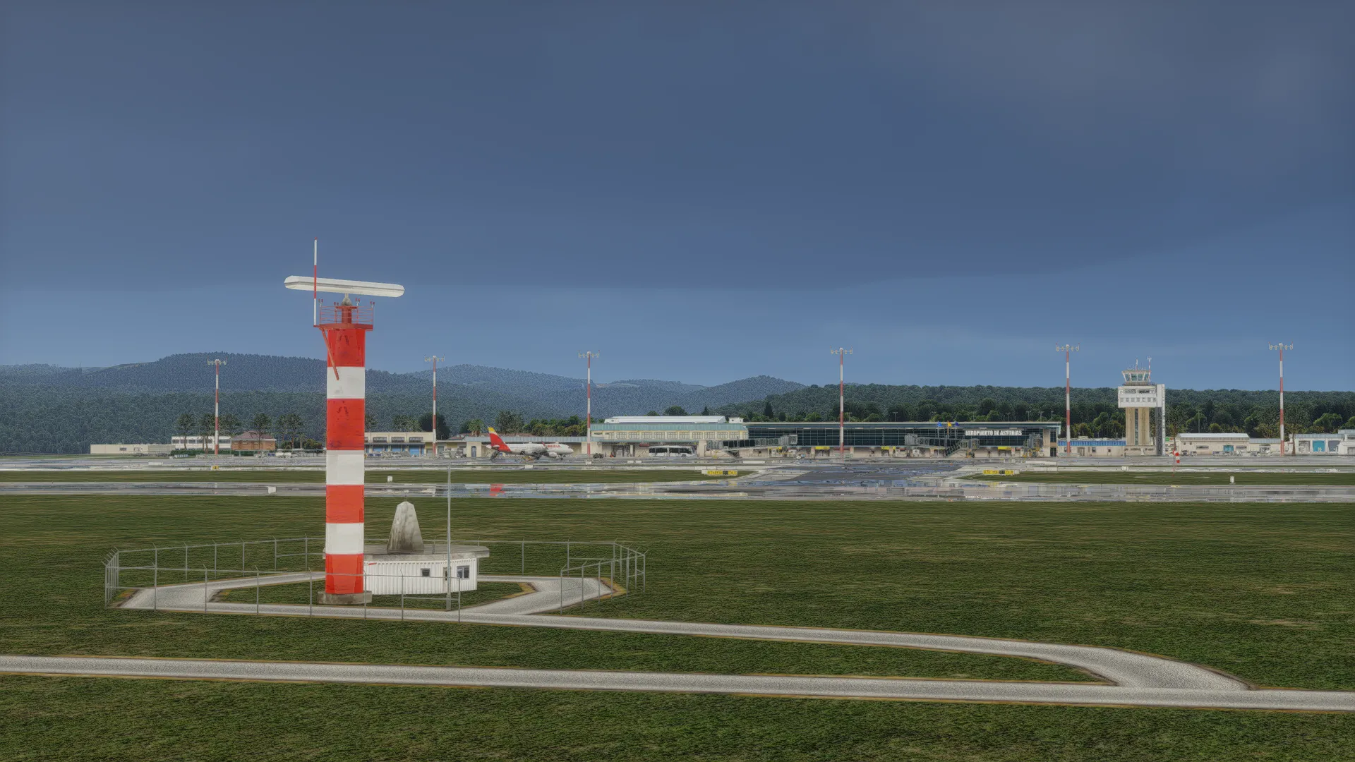 Аэропорт LEAS ( Овьедо, Испания )