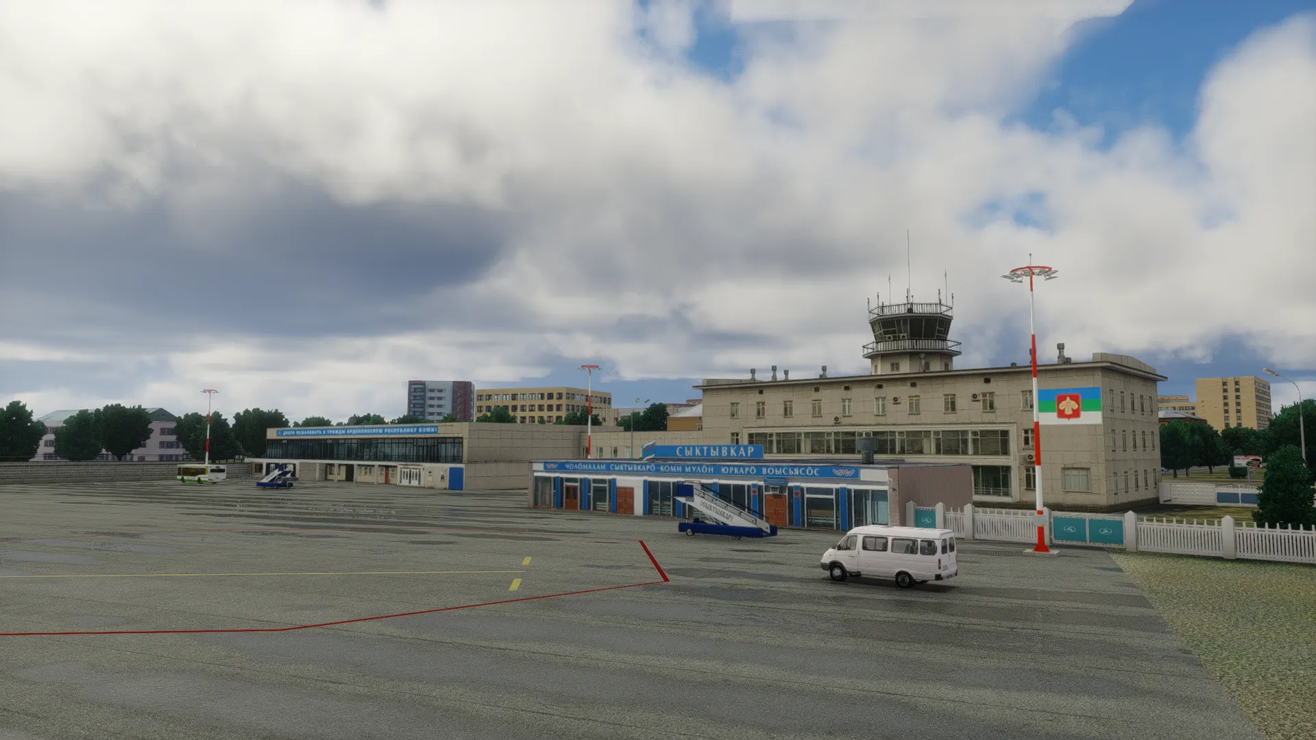 Аэропорт UUYY ( Сыктывкар, Россия )