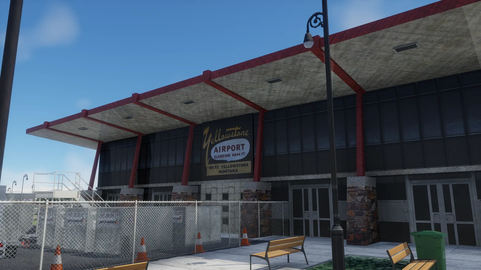 Аэропорт KWYS ( Йеллоустоун, США )