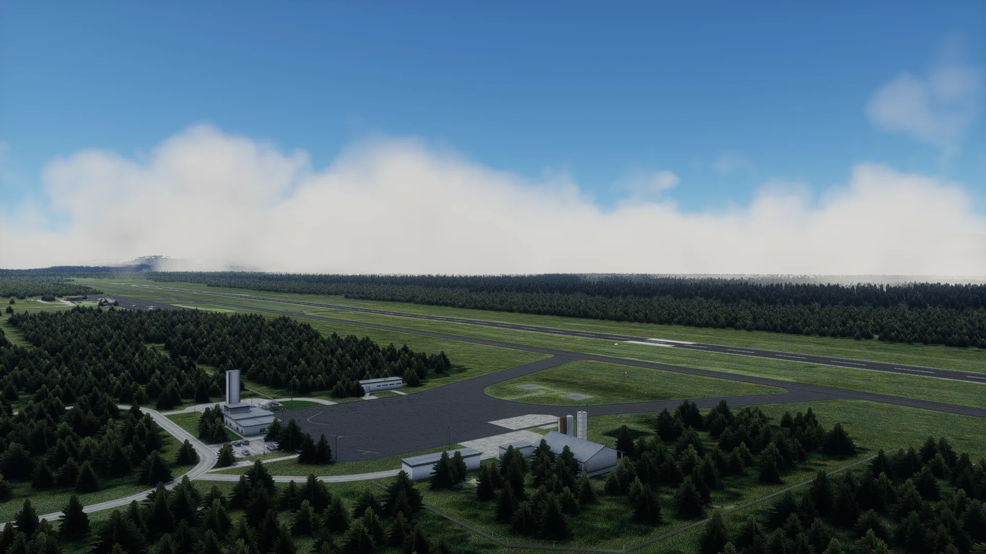 Аэропорт KWYS ( Йеллоустоун, США )