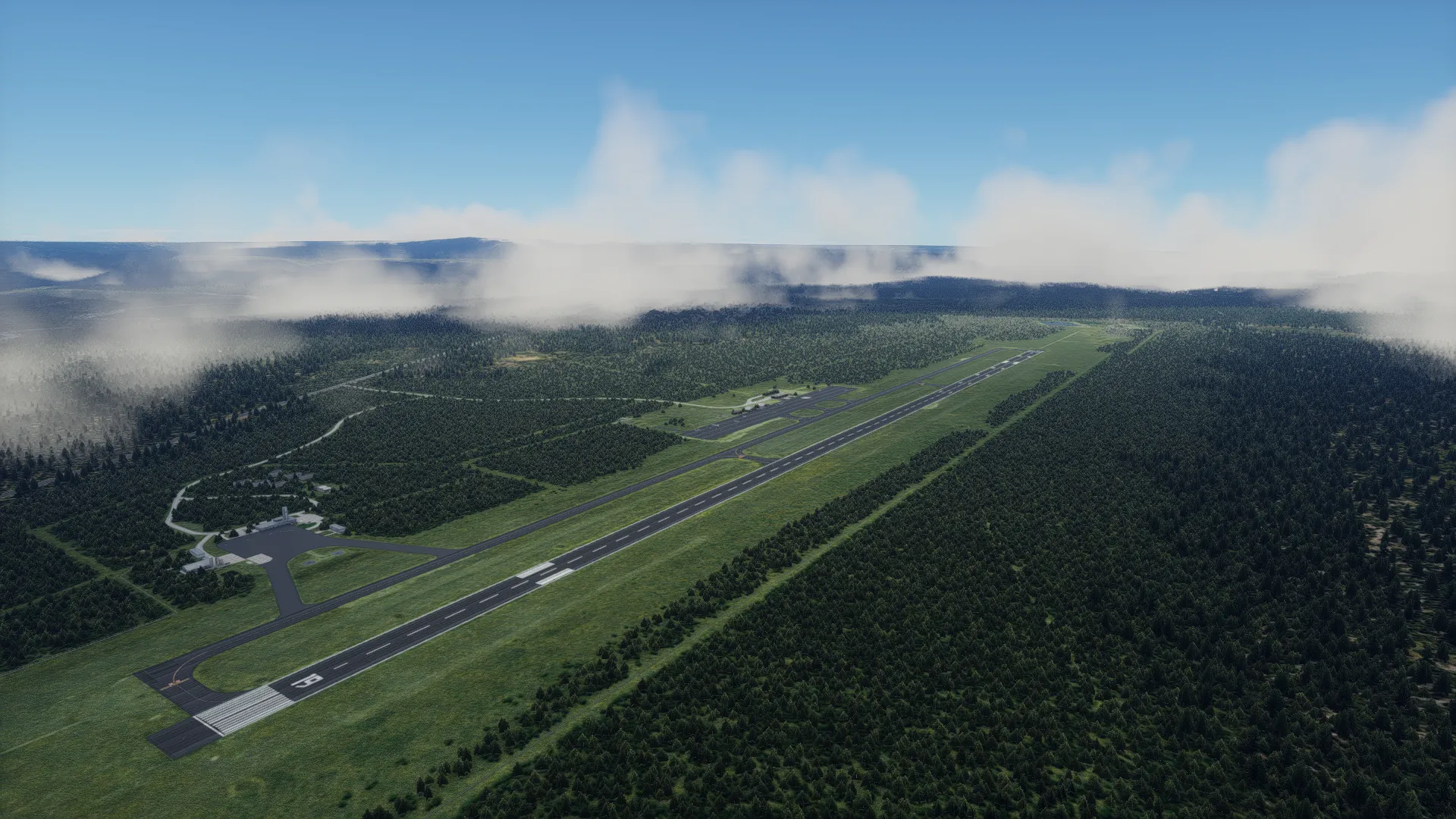 Аэропорт KWYS ( Йеллоустоун, США )