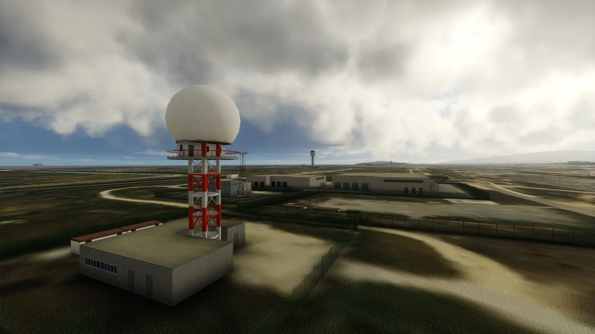 Аэропорт LEBL ( Барселона, Испания ) + лэндмарки