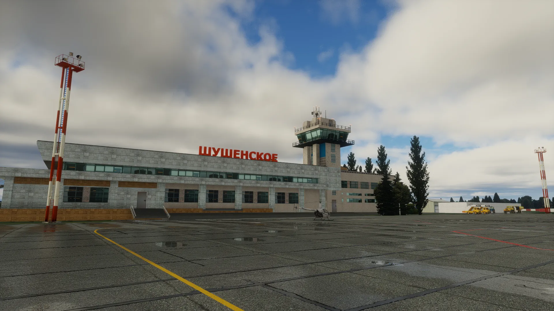 Аэропорт UNAU ( Казанцево, Россия )