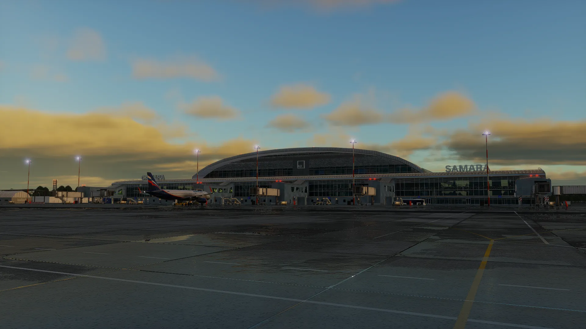 Аэропорт UWWW ( Самара, Россия )