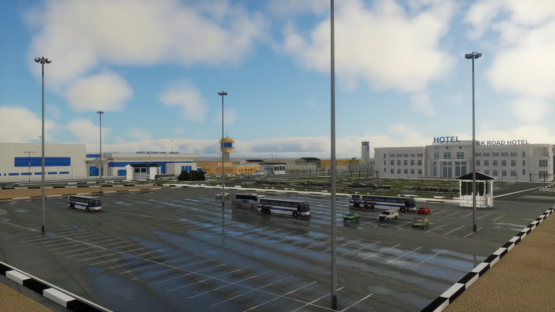 Аэропорт UTSA ( Навои, Узбекистан )