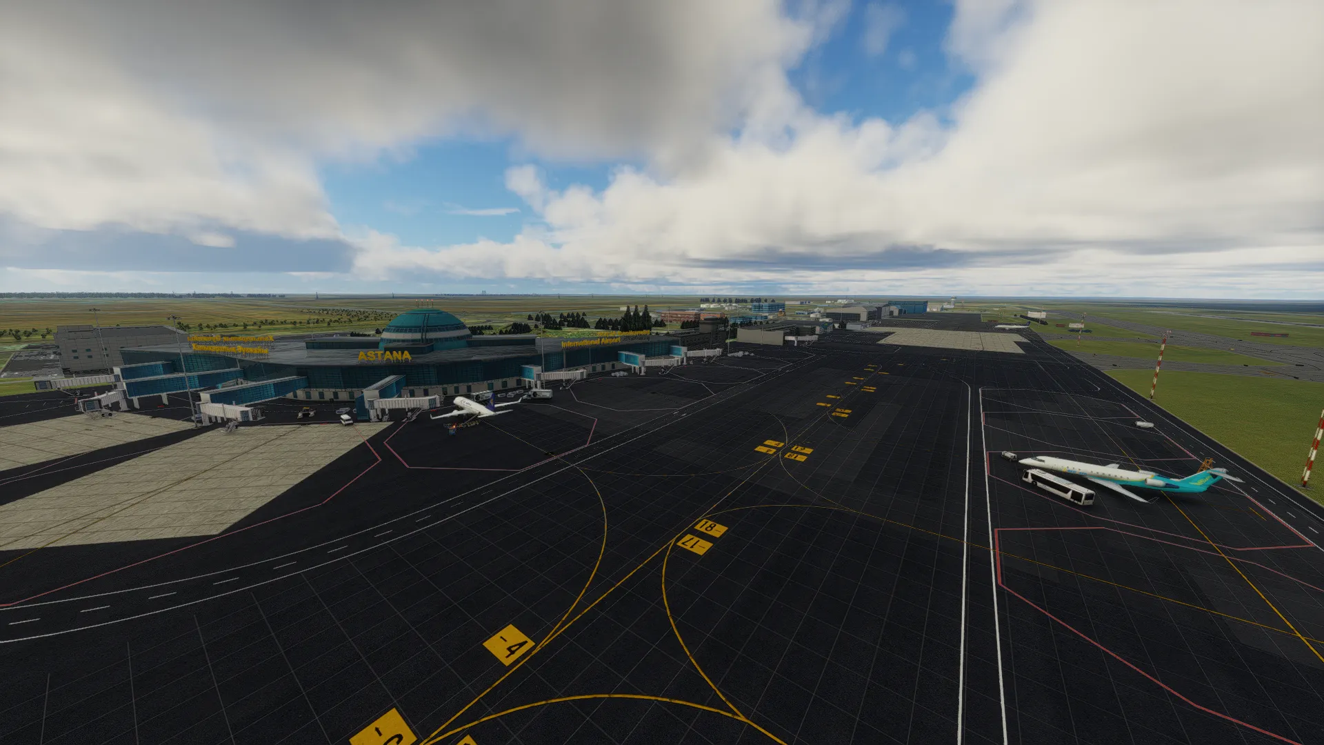 Аэропорт UACC ( Астана, Казахстан )