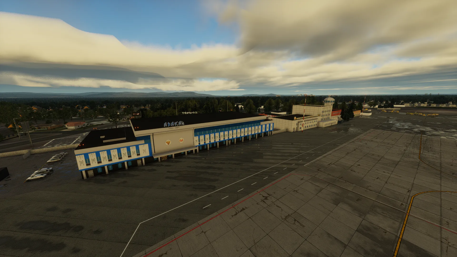 Аэропорт UNAA ( Абакан, Россия )