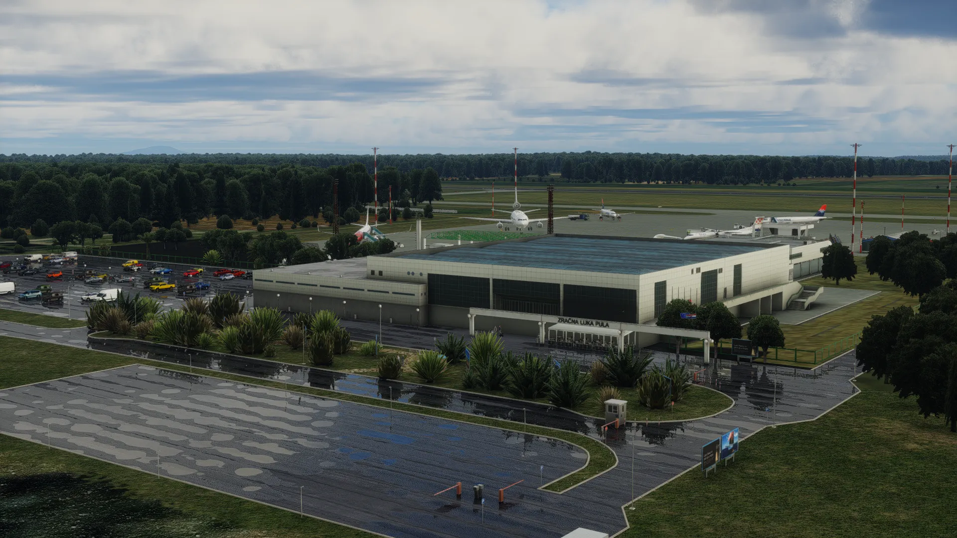 Аэропорт LDPL ( Пула, Хорватия )