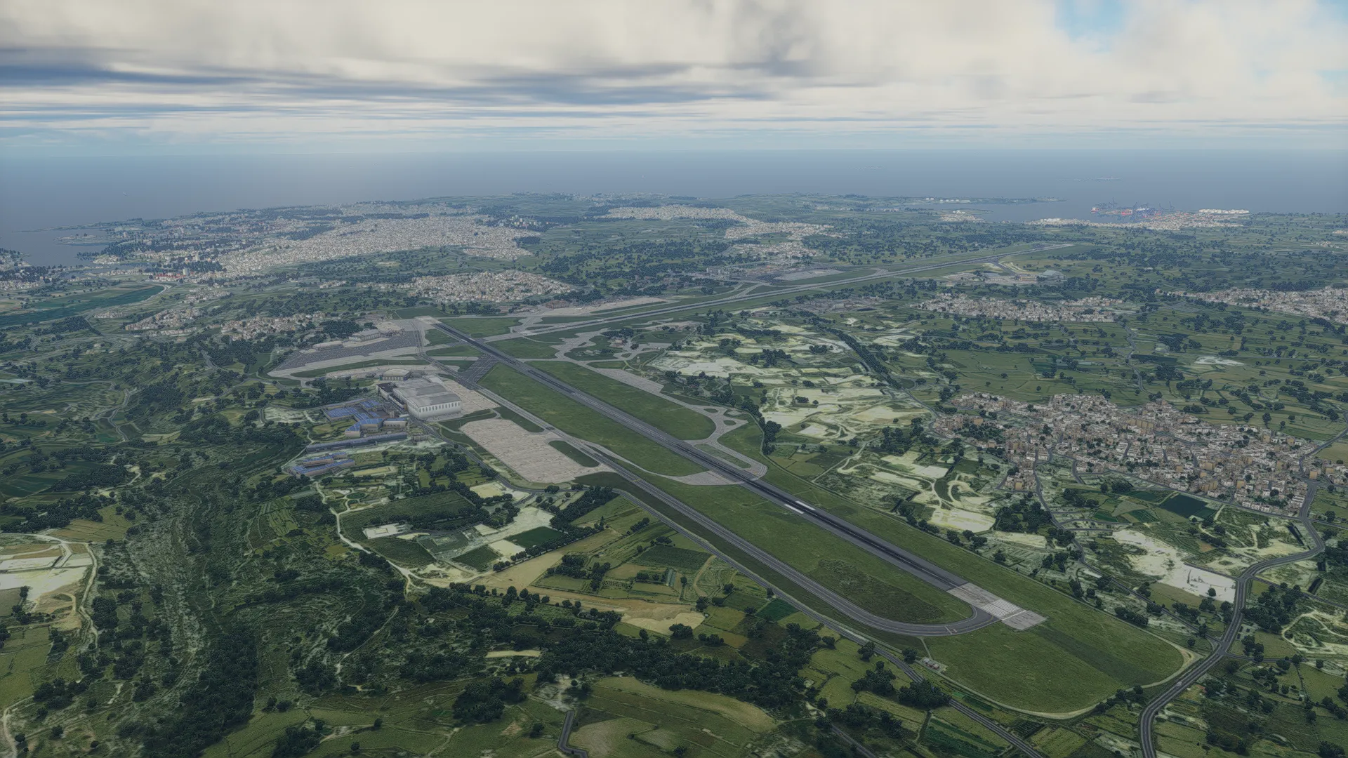 Аэропорт LMML ( Валлетта, Мальта ) + лэндмарки