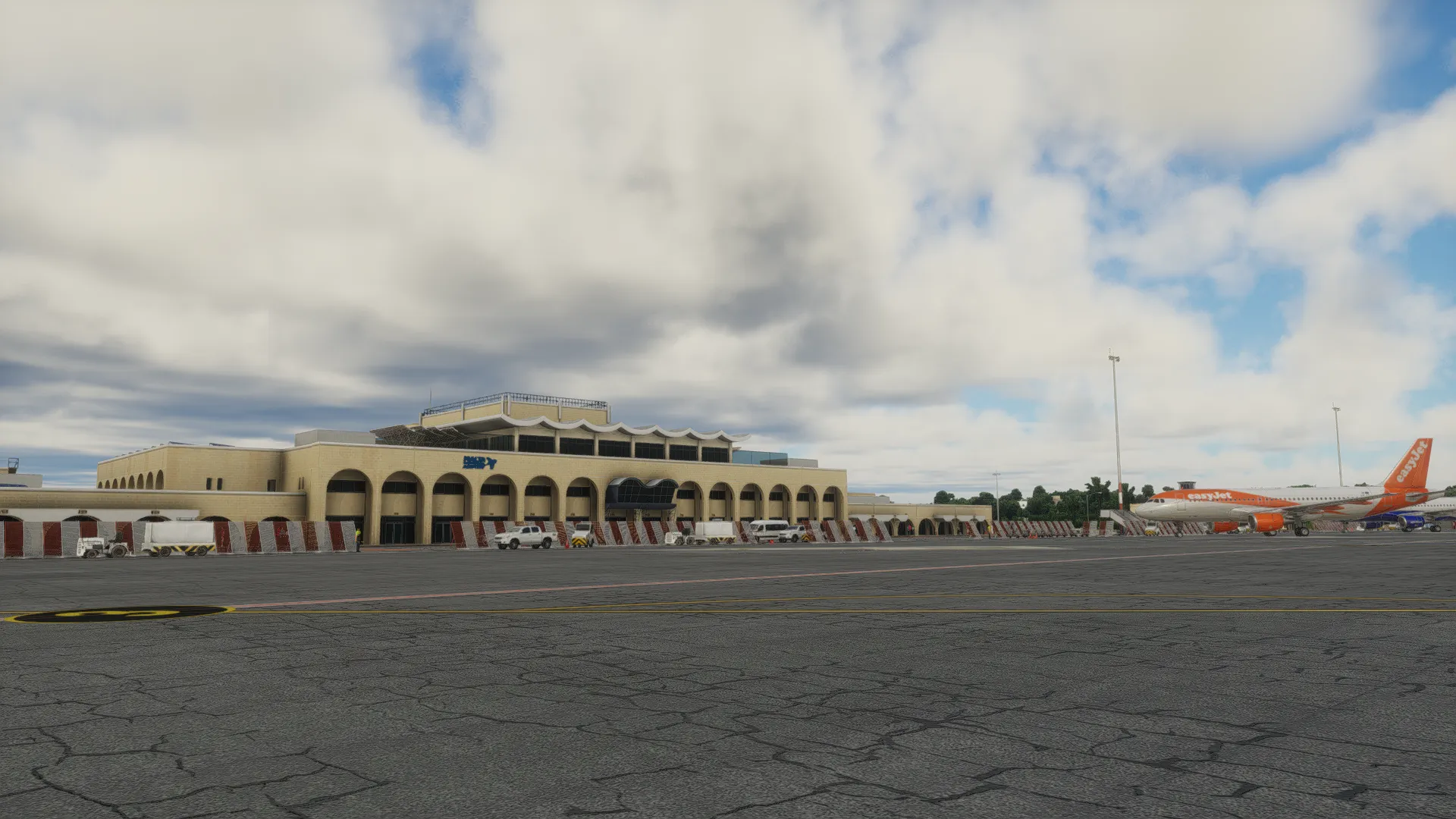 Аэропорт LMML ( Валлетта, Мальта ) + лэндмарки