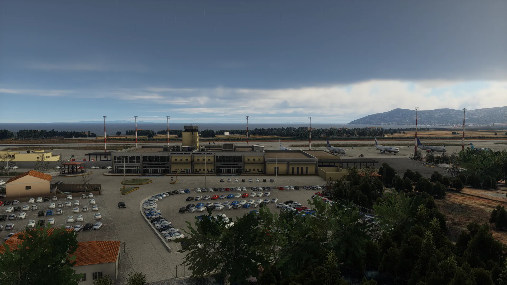 Аэропорт LGSM ( Самос, Греция ) + остров