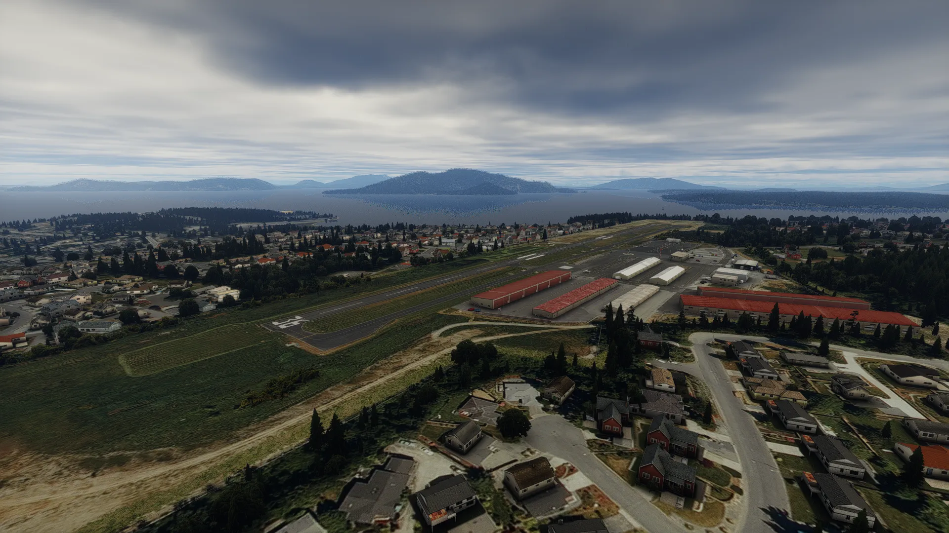 Аэропорт 74S ( Анакортс, США ) + лэндмарки