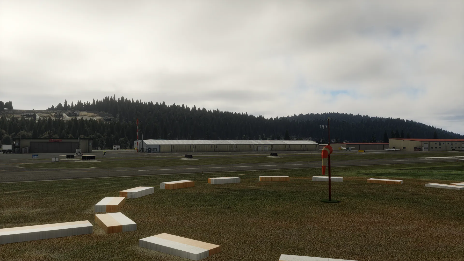 Аэропорт 74S ( Анакортс, США ) + лэндмарки