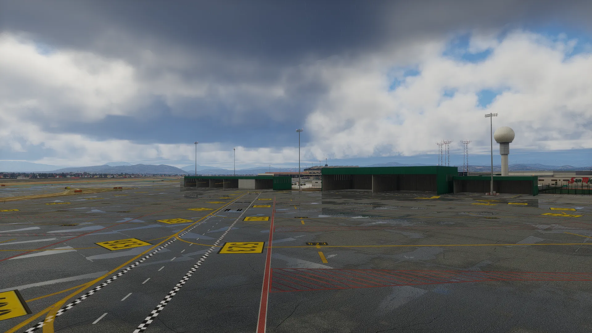 Аэропорт LEMG ( Малага, Испания )