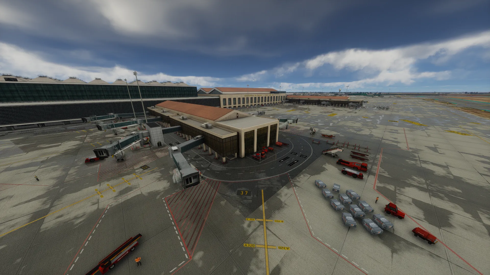 Аэропорт LEMG ( Малага, Испания )